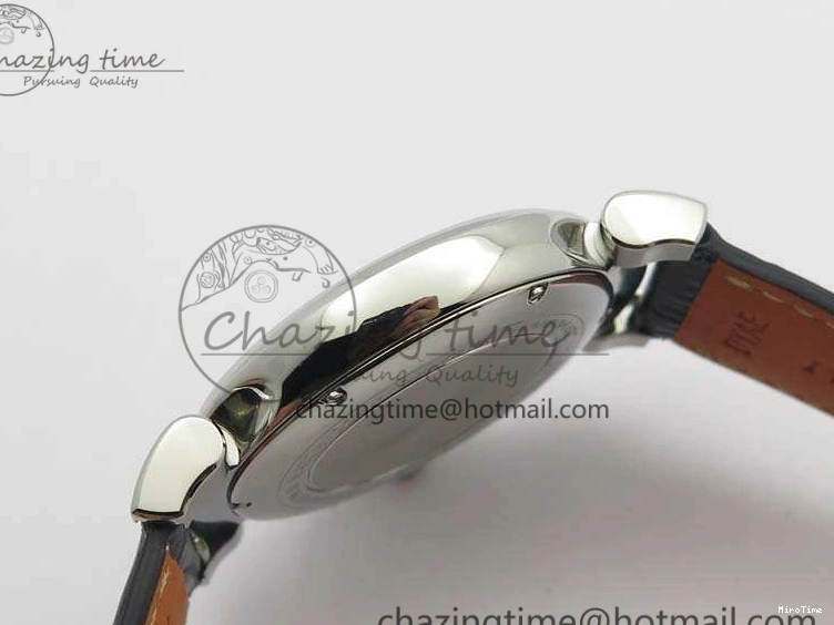 MIROTIME 0201 MoistureWicking Da Vinci IW356601 SS MKF 1:1 Best Edition Blue Dial On Black Leather Strap A 7233